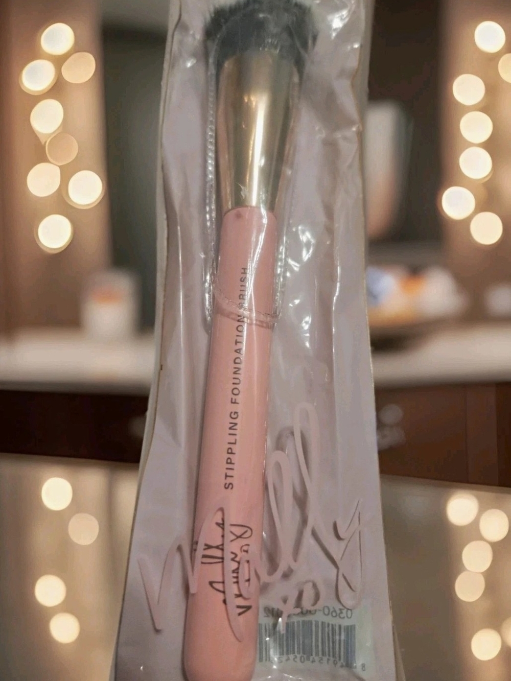 Mally Stippling Foundation Brush - Pink Makeup Brush